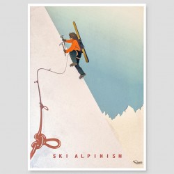 Ski Alpinism Poster